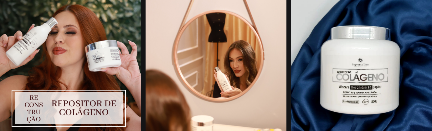 Banner produto REPOSITOR DE COLÁGENO + QUERATINA